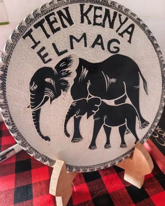 Iten town sign plate in Elgeyo Marakwet County, Kenya